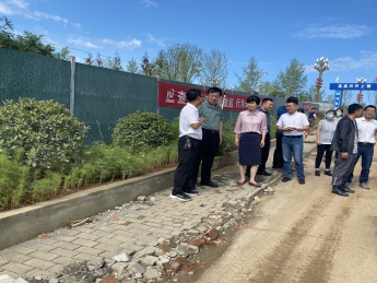 陜西省水利廳水利建設工程中心黨委書記左懷理一行督導調研西鄉縣文旅場館建設PPP項目